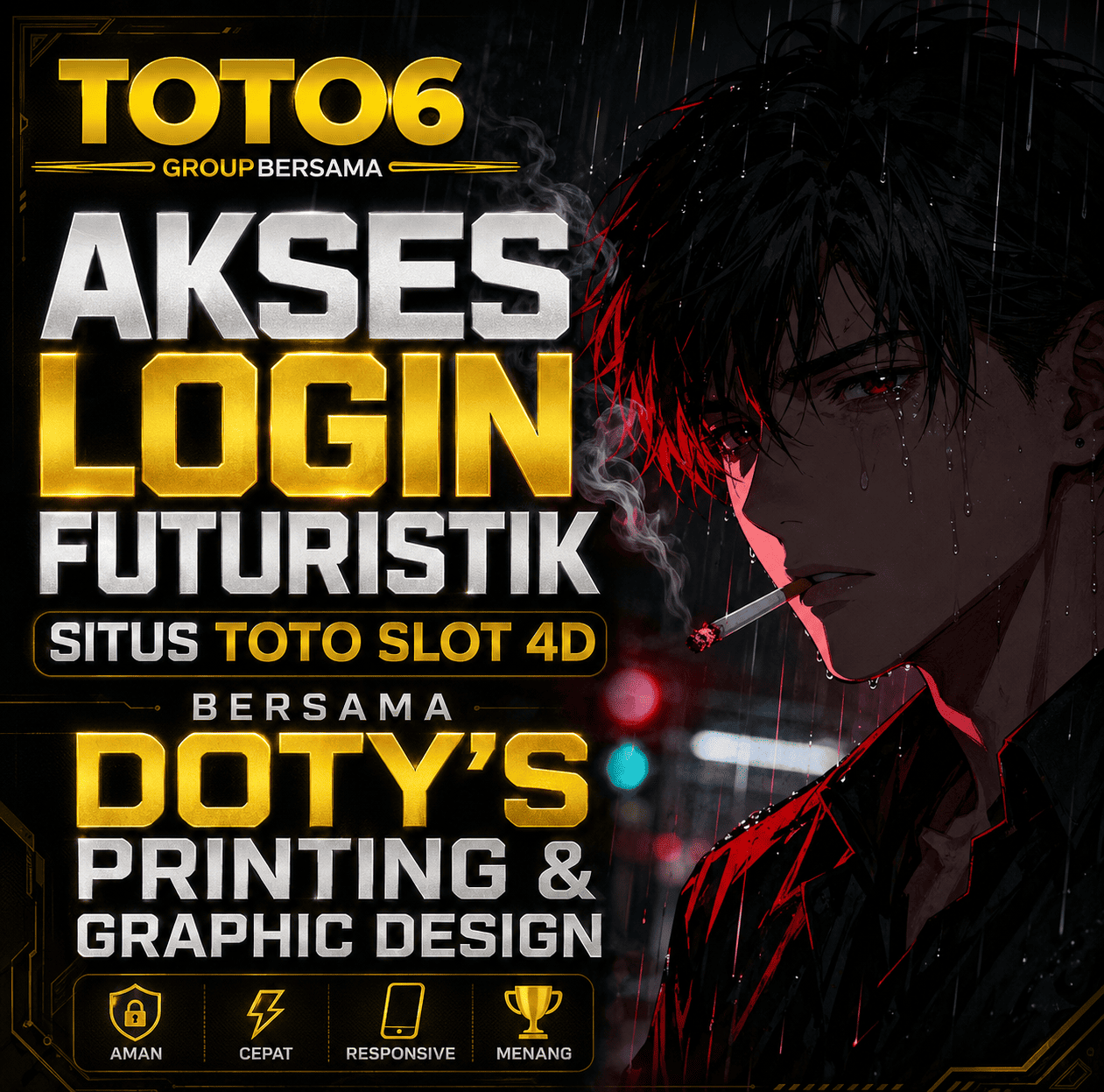 TOTO6 : Akses Login Futuristik Situs Toto Slot 4D Bersama Doty's Printing & Graphic Design